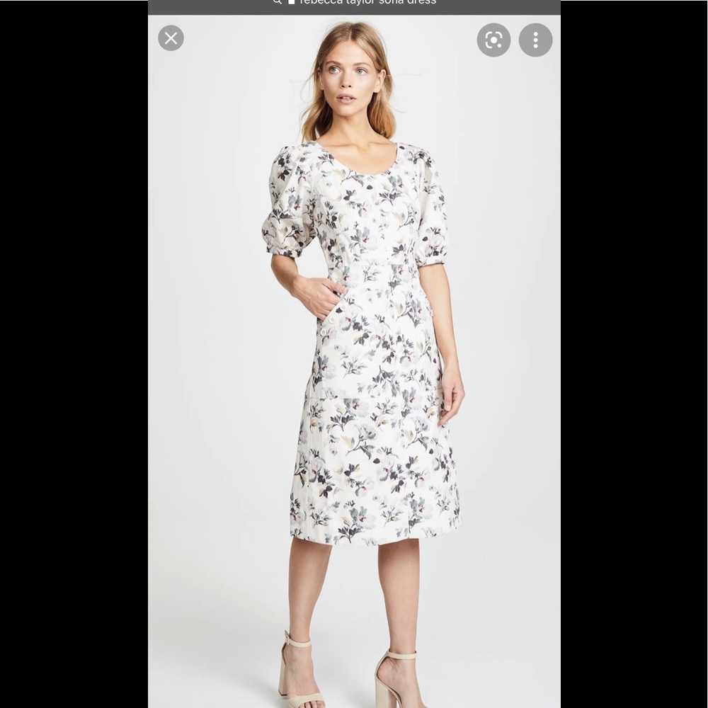 Rebecca Taylor La Vie Floral Print dress